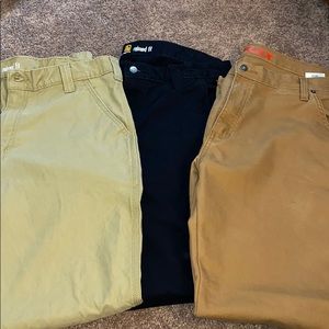 Lot of 3 men’s work pants
